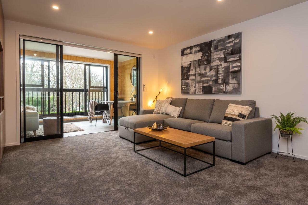 基督城Penthouse With Park View公寓 外观 照片